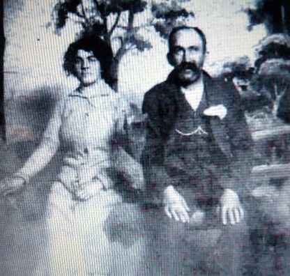 Florrie and William Simms, children of Louisa Locke and Walter Simms